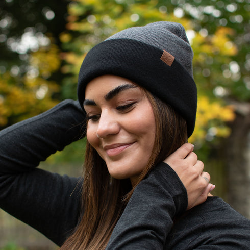Wendbare 2in1 Mütze - 100% Mulesingfreie Merinowolle – Reverse - Nachhaltig & Warm
