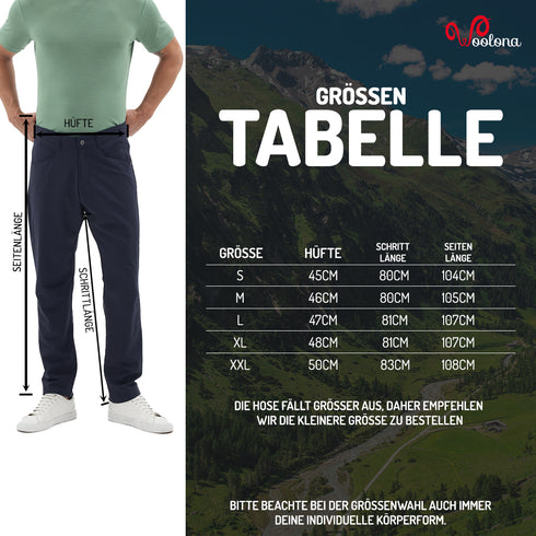 Traveler Hose – Herren – Merino