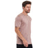 Herr in einem Violet-Ice Merino/Lyocell T-Shirt