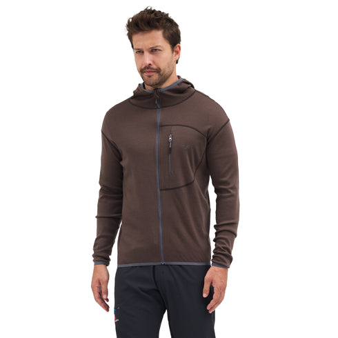 Hoodie - MAESTRO - 100% Merinowolle (Zip)