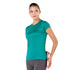 Dame in Emerald-GrĂźnem Rundhalsshirt