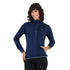 Hoodie Damen aus 100% Merinowolle mit ReiĂverschluss in der Farbe Navy