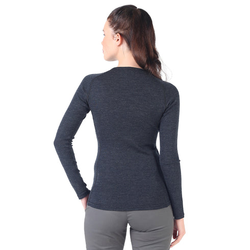 Anthrazitfarbenes Oberteil mit Blick von hinten