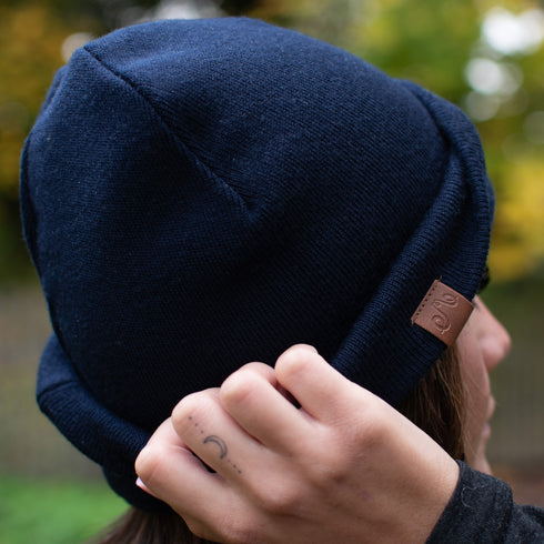 Wendbare 2in1 Mütze - 100% Mulesingfreie Merinowolle – Reverse - Nachhaltig & Warm