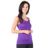 Dame in lila Merino Tanktop
