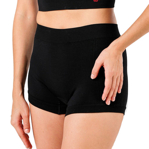 Seamless Merino Unterhose für Damen in der Farbe Schwarz