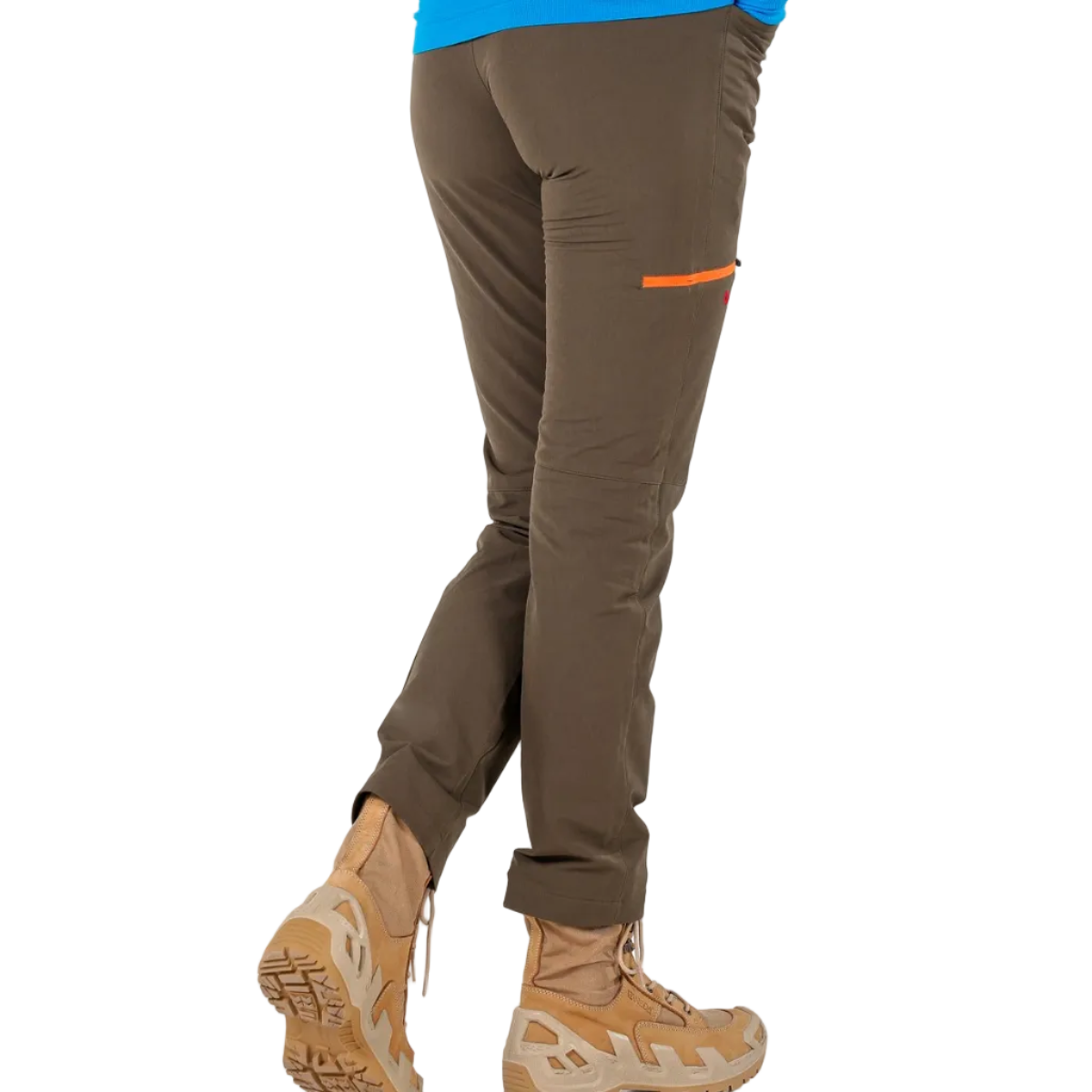 Grüne Merino-Trekkinghose