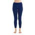 Merino Hose fĂźr Damen in Blau mit Muster.