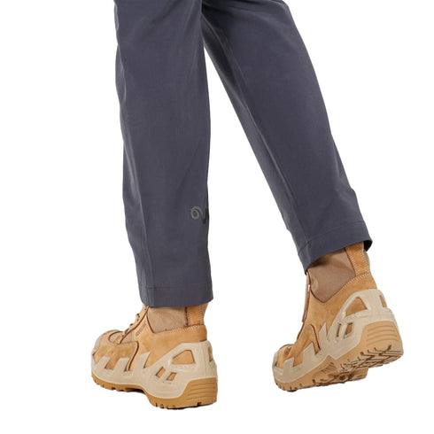 Graue Merinohose fürs Wandern