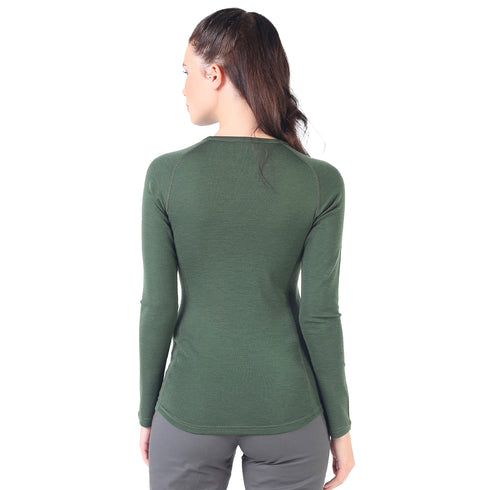 Langärmliges Oberteil fßr Frauen von hinten