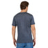 Rückseite von Merino/Lyocell T-Shirt in Navy-Blau