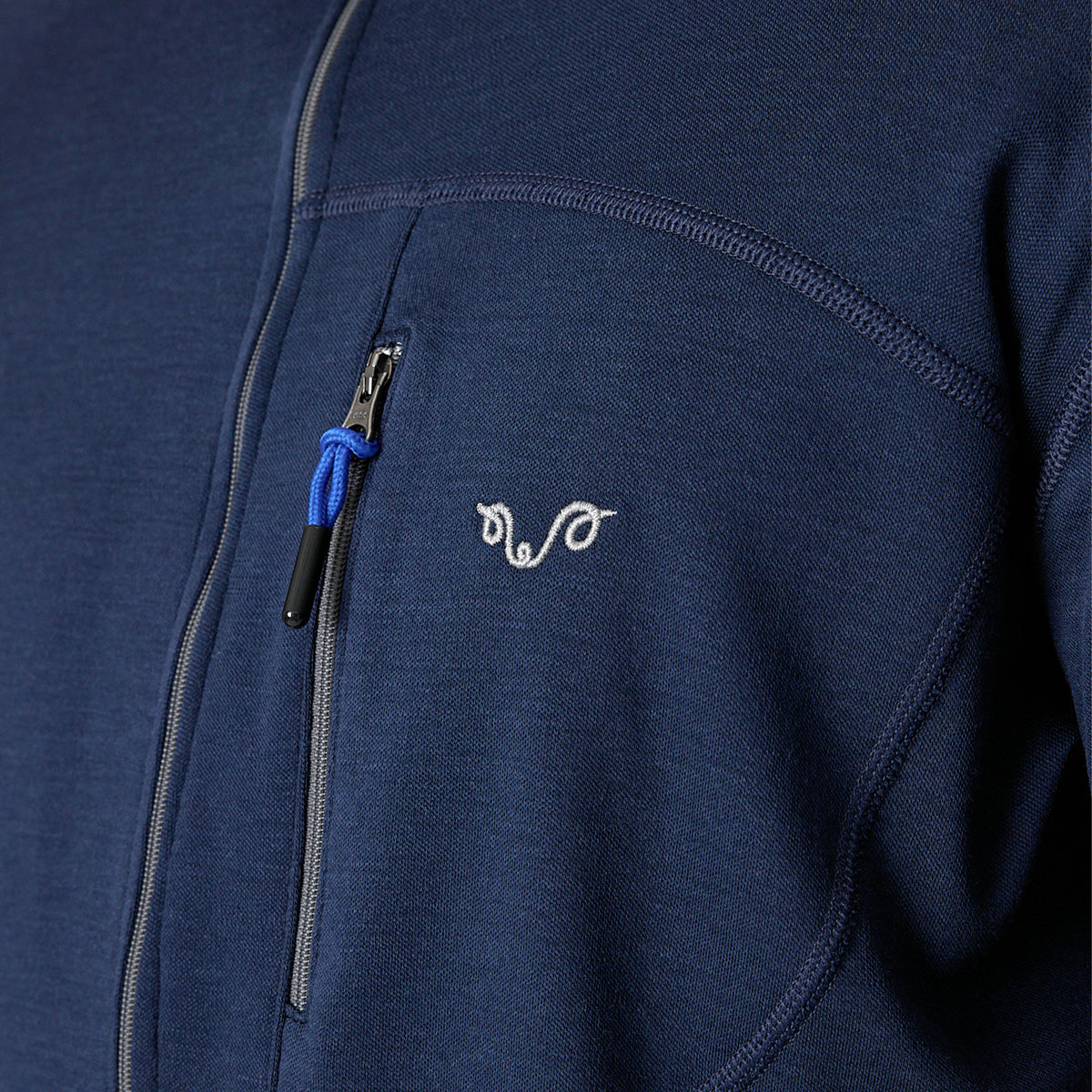 Hoodie - MAESTRO - 100% Merinowolle (Zip)