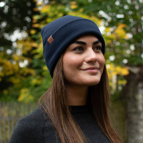Wendbare 2in1 Mütze - 100% Mulesingfreie Merinowolle – Reverse - Nachhaltig & Warm