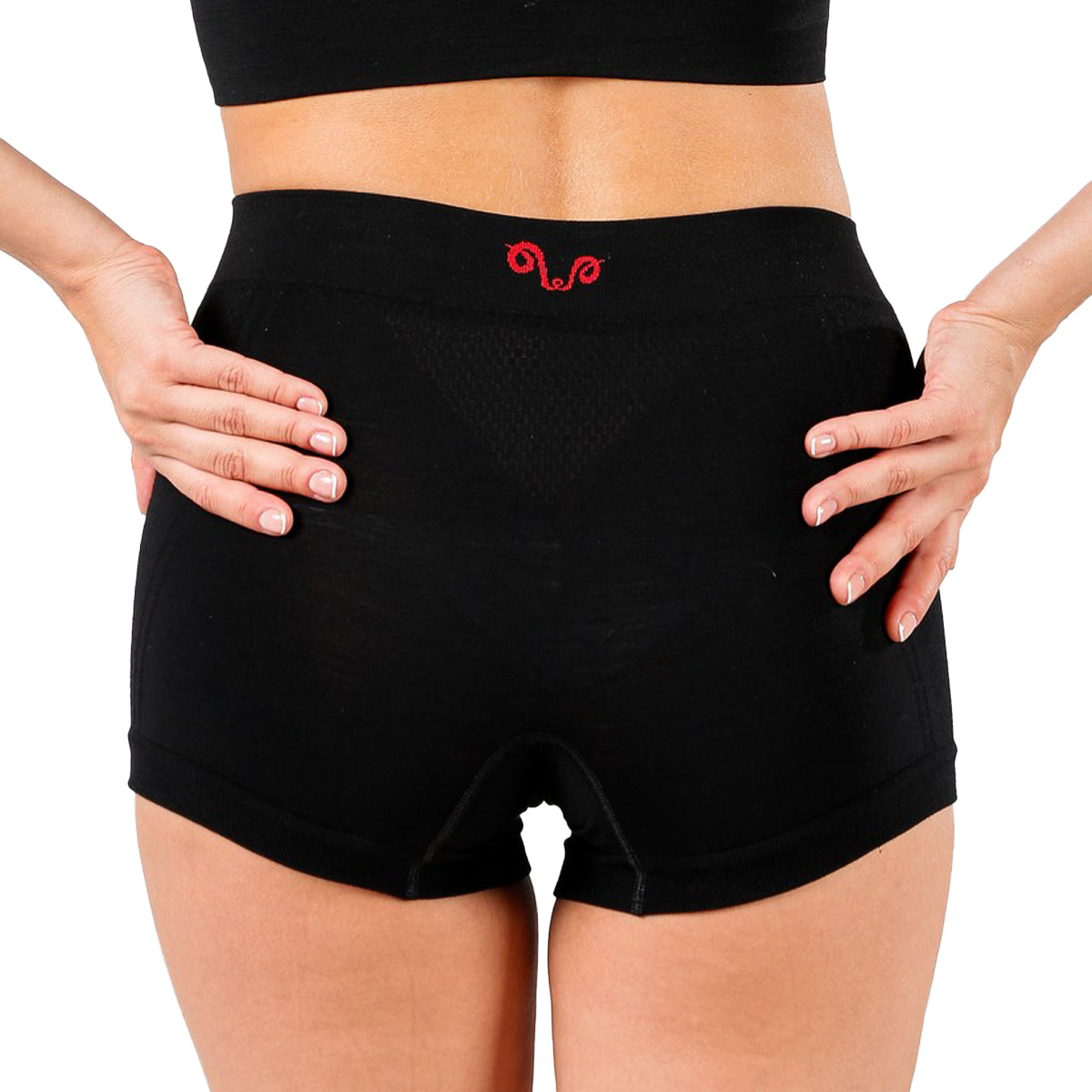 Damen Merino Unterhose in der Farbe Schwarz