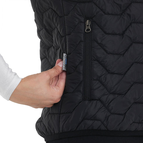 Damenweste mit Lavalan Innenfutter und Taschen mit Reißverschluss