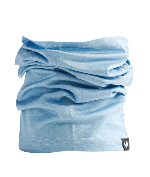 Multifunktions Halstuch aus 100% Merinowolle in hellblau