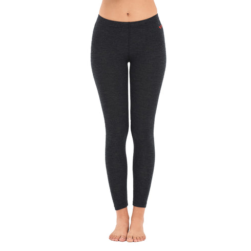 Leggings aus 100% Merino in anthrazit