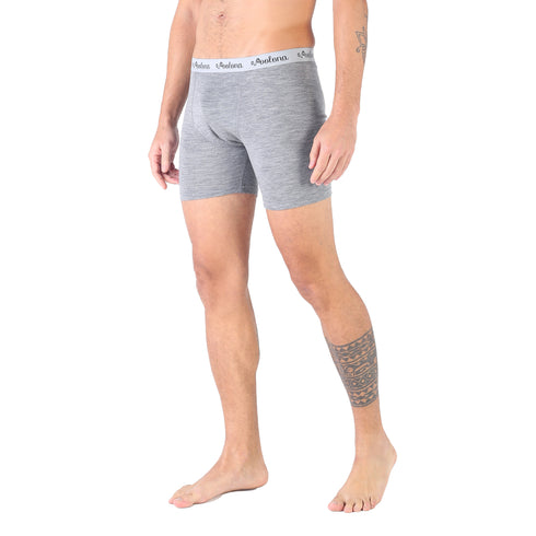 Hellgraue Merino Unterhose