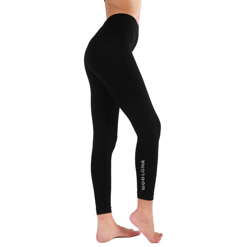 Engsitzende schwarze Leggings