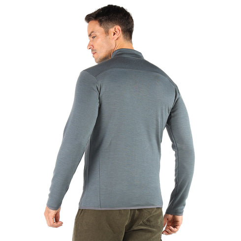 Merinojacke in der Farbe grau