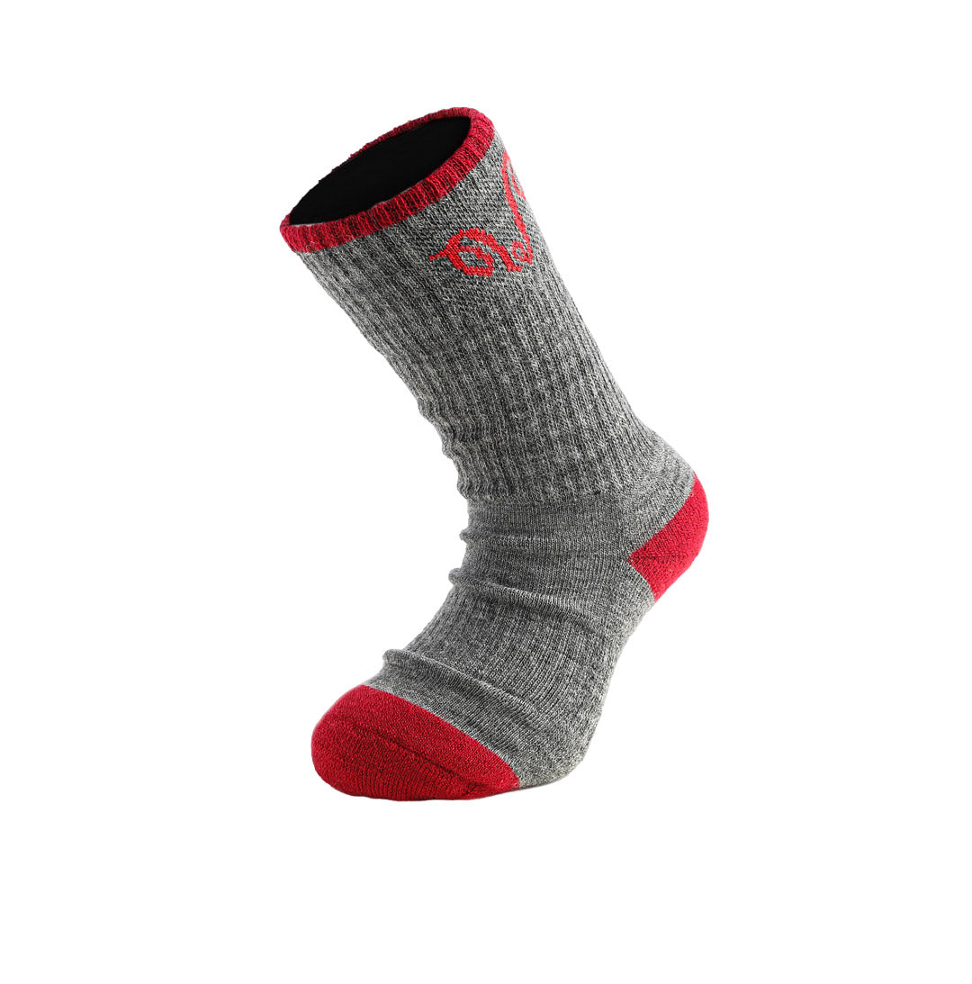 Merinosocken für Kinder in der Farbe Grau