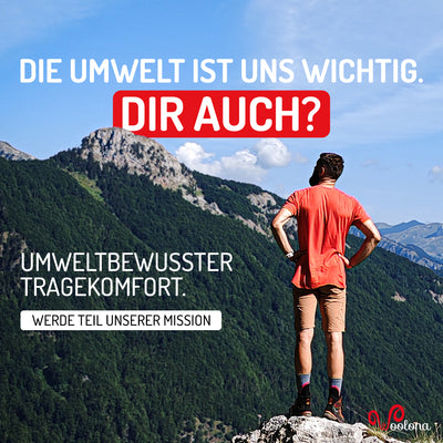 Umweltbewusster Tragekomfort Mann in Merino T-Shirt in Orange