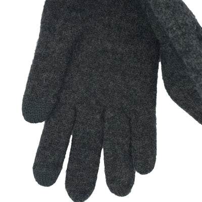 Merino Handschuhe in der Farbe Anthrazit für den Winter.