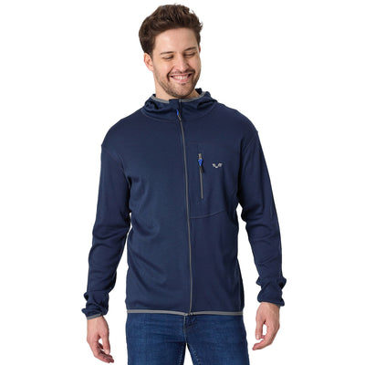 Hoodie - MAESTRO - 100% Merinowolle (Zip)