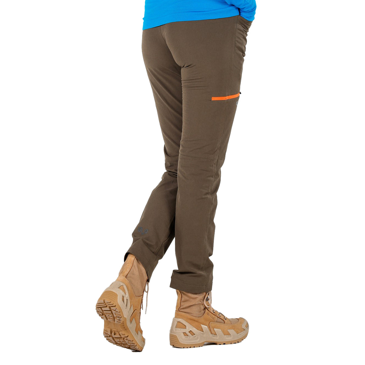 Grüne Merino-Trekkinghose