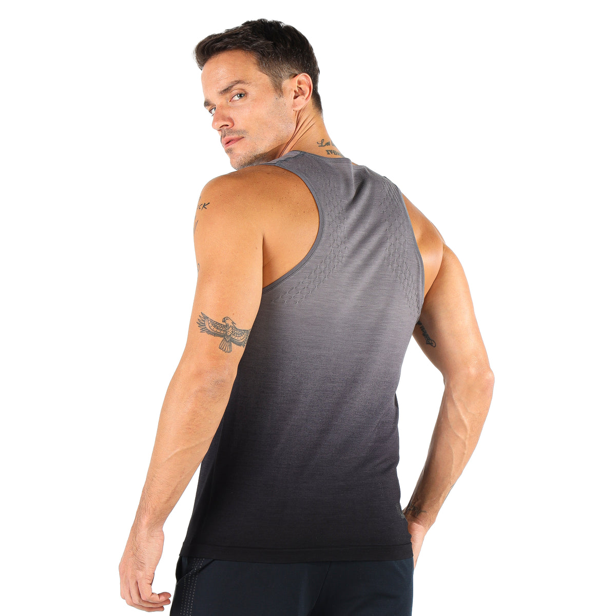 Ärmelloses Merino Shirt ohne Naht