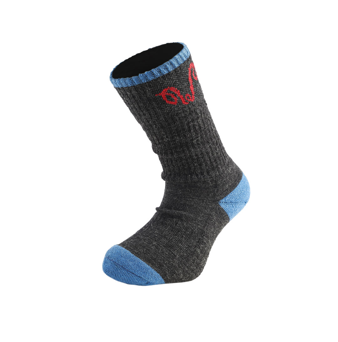 Merinosocken für Kinder in der Farbe Anthrazit