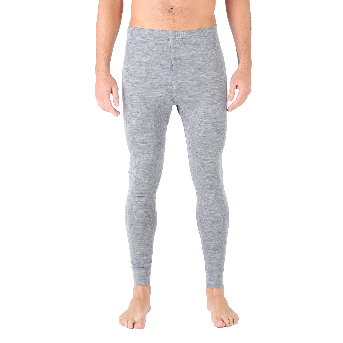 Merino Unterwäsche Herren in grau