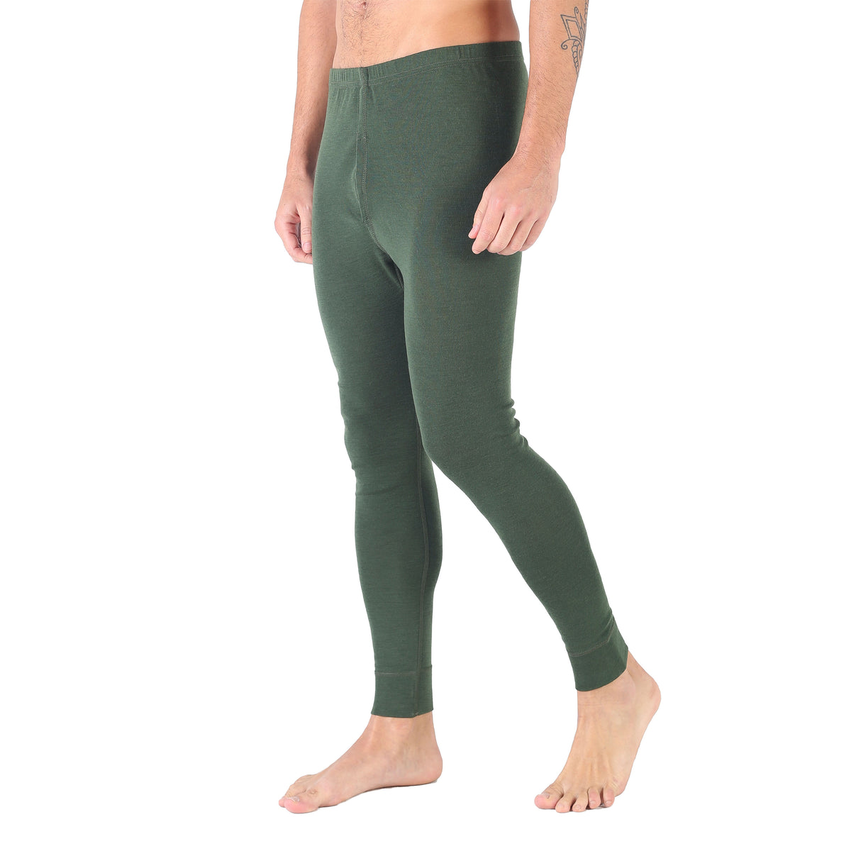 Grüne Merinounterhose von Woolona